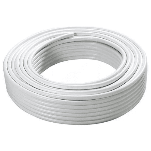Tubería polietileno blanca